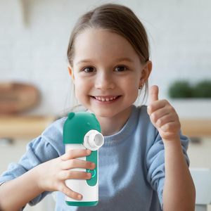 Penjualan terlaris <span class=keywords><strong>Nebulizer</strong></span> portabel jala cukup pembersih otomatis desain beruang kartun untuk anak-anak dan dewasa - Product Image 6