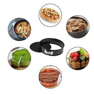 Mousse Ring Cake Mold 4-Piece Non-Stick Baking Pan Set 4 7 9 10 Inch Lockable Reusable DIY Cake Mold - Product Image 4