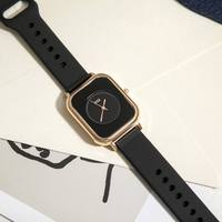 Montres Timex pour femmes en gros, mode féminine à bon prix, montres carrées rétro en caoutchouc souple pour femmes