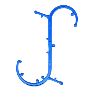 Point de déclenchement manuel Outil de massage pour soulager les muscles Bâton de canne en plastique en forme de S pour le cou, le dos, les épaules et la taille - Product Image 1