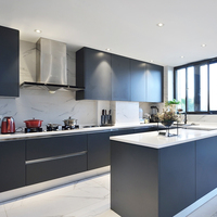 Meilleur fabricant de cuisines en aluminium gris brillant, design le plus récent, prix au Pakistan
