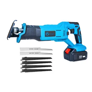 GMTOOLS Professional electric power cordless Reciprocating Saws 21V rechargeable electric saber saw