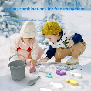 Pala de Nieve de Silicona de Grado Alimenticio, Juguete Interactivo para Padres e Hijos, Regalo de Navidad, para Edades de 0 a 24 Meses, Malla - Product Image 4