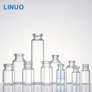 Флаконы из боросиликатного стекла LINUO, стерилизованные методом ETO, прямые поставки с завода, соответствуют стандарту IOS 15378, объемом 3 мл, 5 мл, 7 мл, 10 мл, 15 мл, 30 мл, с серебряной крышкой. - Product Image 5