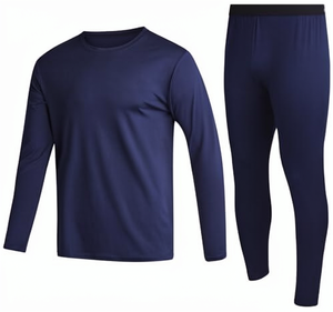 Camiseta Deportiva de Manga Larga para Hombre, Transpirable, de Malla, para Ejercicio, Compresión, Protección UV - Product Image 1