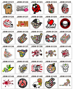 1000 + pegatina JDM de diseño personalizado, pegatinas de tendencia de dibujos animados, coche, camión, portátil, equipaje, pegatina reflectante de PVC - Product Image 4