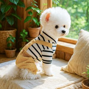 Pet <b>clothes</b> for autumn and winter, small dogs, puppies, happy dogs and <b>cats</b>, warm and comfortable clothing, teddy bear overalls - Product Image 2