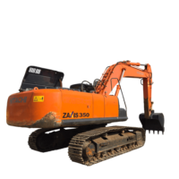 Excavatrice hydraulique Hitachi ZX350 d'occasion, 35 tonnes, pour travaux de construction