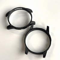 Boîtiers de montre en fibre de carbone de haute qualité personnalisés usinés CNC adaptés au mouvement 7750 pour mouvement de montre SW510