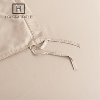 Ensemble de housse de couette en fibre de bambou 100% - 3 pièces - Tissage solide - Écologique - Avec taies d'oreiller - 400TC - Lavable en machine - Pour hôtel et usage domestique