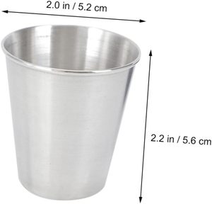 Vasos de Metal Premium Irrompibles de 280 ml al por Mayor, Apilables, Duraderos, de Acero Inoxidable, para Cerveza - Product Image 2