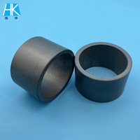 Bague en céramique de carbure de silicium résistante à l'usure, manchon SSiC haute dureté, anti-friction, joint mécanique industriel
