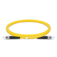 Kabel Patch Fiber Optik G.657.A1/A2 Konektor LC/SC/ST/FC Single Mode OS2 Duplex Kustom, Selubung LSZH, Low Loss 90/150N