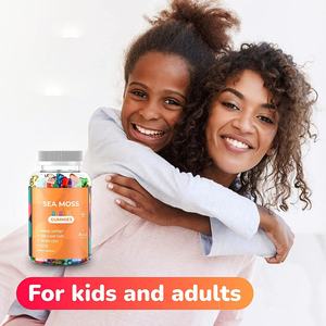 Marque privée Soutien thyroïdien Vente en gros Soins biologiques et perte de poids Mousse de mer d'Irlande Vinaigre de <span class=keywords><strong>cidre</strong></span> de pomme Mousse de mer Gummies Ours - Product Image 2