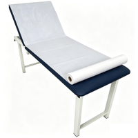 Rouleaux de couchettes médicales jetables en gros, draps de lit en papier laminé 2 plis pour table d'examen clinique et hôpital
