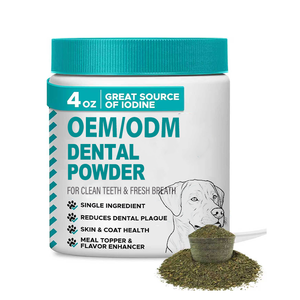 อาหารเสริมสาหร่ายเคลป์สำหรับสุนัข OEM/ODM ผงสาหร่ายทะเลธรรมชาติสำหรับการทำงานของต่อมไทรอยด์ สุขภาพฟัน ระบบภูมิคุ้มกัน ผิวหนังและขน - Product Image 1