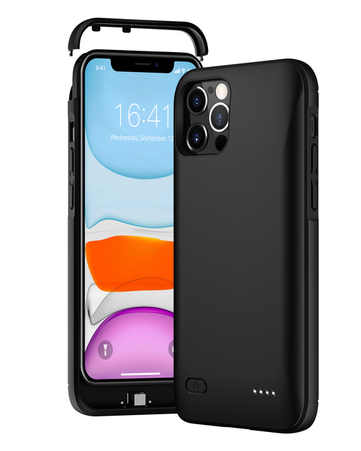 Wholesale High Quality Battery Charger Power Bank Case 5000mAh Charging Phone Case for Phone 15 Pro Max 6.7inch
