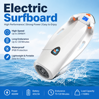 Planche électrique 4500W avec propulseur sous-marin, double usage (planche de surf et scooter aquatique rechargeable) pour adultes, sports nautiques, location et vente en gros
