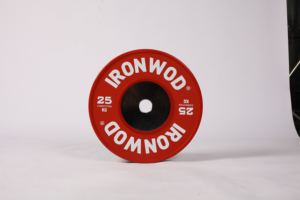 Juego de placas de parachoques de competición 5kg Placas-25kg de peso de goma codificadas por colores de alta densidad para entrenamiento de CrossFit de elevación olímpica - Product Image 2