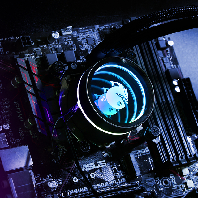 360mm Liquid Cooler Rgb Fan Water Cpu Cooler With Lcd Liquid Cooling Aio Cooler Processor Radiator for Gaming Pc Cpu Cooling
