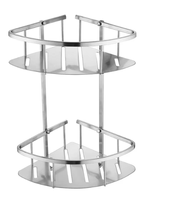 Organisateur mural de salle de bain SIR Modèle 63 en acier inoxydable, support de toilette double angle, directement de l'usine chinoise