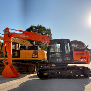 Excavatrice sur chenilles Hitachi ZX120 d'occasion 2022, 12 tonnes, marque japonaise, avec moteur, boîte de vitesses, pompe et PLC - Product Image 2