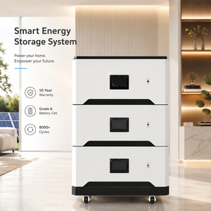 แบตเตอรี่ LiFePO4 แบบเรียงซ้อนได้ ขายดี 15KWH 30KWH 45KWH ระบบกักเก็บพลังงานแสงอาทิตย์สำหรับบ้าน ประสิทธิภาพสูง - Product Image 1