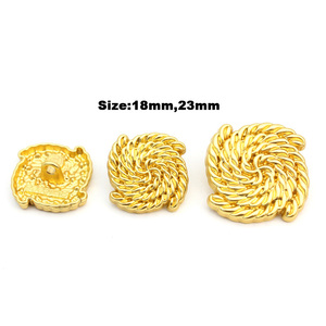 Hợp Kim Sang Trọng Bạc Vàng Pha Lê Cao Cấp Thời Trang Cao Cấp <span class=keywords><strong>Shank</strong></span> Nút Không Thường Xuyên Rhinestone May Kim Loại Nút Cho Áo Len Áo Sơ Mi Quần Áo - Product Image 6