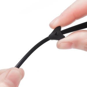 A Shape <span class=keywords><strong>Gafas</strong></span> <span class=keywords><strong>de</strong></span> silicona Ear Grip Temple Tips <span class=keywords><strong>Almohadillas</strong></span> <span class=keywords><strong>para</strong></span> anteojos Comodidad antideslizante - Product Image 4