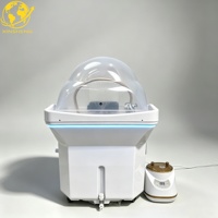 Lit de massage thaïlandais portable de haute qualité avec bac de lavage de cheveux moderne à vapeur pour salon de coiffure