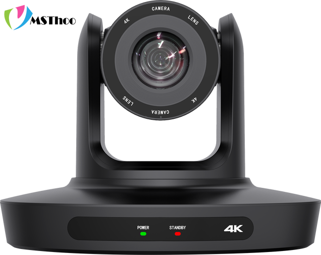 MSThoo 4K PTZ Camera USB 3.0//LAN Video Conference Camera AI Humanoid Tracking 20x Optical Zoom With Wide Angle Camera 45GH