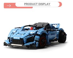 A distanza di controllo tecnico mattoni da costruzione blocchi giocattolo auto con 914 pcs - Product Image 3