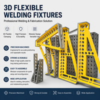 Banc de travail de soudage 3D robuste, plateforme de soudage tridimensionnelle flexible, kit de gabarits et de fixations pour la fabrication industrielle