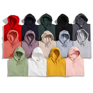 High Quality Custom Logo Printed Heavyweight Fleece Pullover <strong>Hoodie</strong> <strong>for</strong> <strong>Men</strong> 100% Cotton Eco-Friendly Winter - Product Image 2