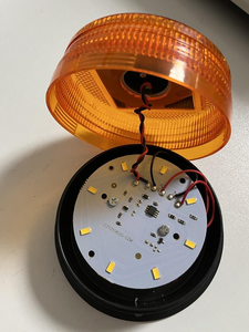 Luz de Advertencia Intermitente de Aluminio con Energía Solar, Clasificación IP65, con Soporte Magnético, Luz de Señalización de Seguridad LED - Product Image 4