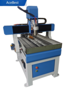 Machine de fraisage CNC AceBest 6060 avec moteur pas à pas pour la fabrication de panneaux publicitaires, le traitement artisanal et le traitement des produits en aluminium