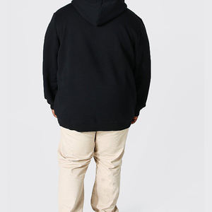 Sudadera con capucha de gran tamaño unisex para invierno, logotipo personalizado con estampado de diamantes de imitación, 100% algodón, manga larga, técnicas bordadas, venta al por mayor, OEM sólido - Product Image 3