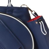 Logo personnalisé en cuir PU portable sport grande capacité étanche Tennis Pickleball sac Badminton Clapper sac sangle sac à chaussures