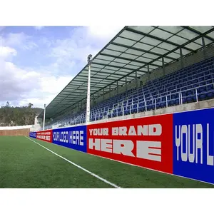 Fabrika açık spor Hd P6.67 P8 P10 futbol futbol stadyumu çit Led reklam paneli çevre panoları Led ekran