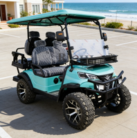 Voiturette de golf électrique 6 places, directement d'usine, sans intermédiaire, prix abordable, sièges personnalisables pour le parc, la réception, les trajets quotidiens et les dunes