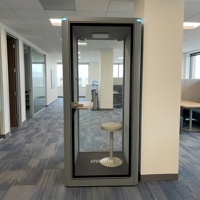Cabines de bureau insonorisées multifonctionnelles UNIBOOTH, design moderne, mobiles, pour réunions, bureaux, maisons, hôpitaux, hôtels