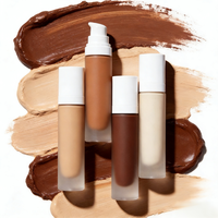 Fond de teint liquide mat à couvrance totale SPF30, contrôle du sébum et longue tenue, avec hydratant et effet éclaircissant pour tous types de peaux