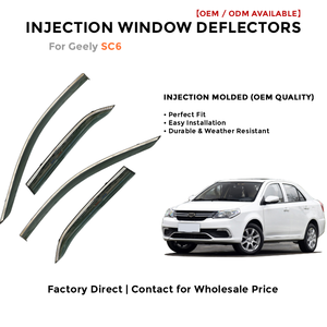 Déflecteurs de fenêtre latérale pare-pluie pour Toyota Cruiser 2019-2020 accessoires auto - Product Image 2