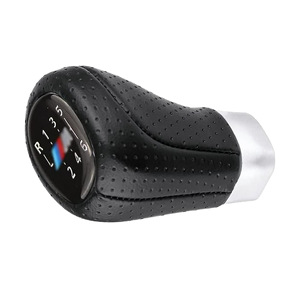 Bmw Gear <b>Shift</b> <b>Knob</b> Leather Manual 5 6 Speed Ergonomic For X1 X3 X4 X5 X6 Z4 Z5 Z8 M3 M4 M5 1 3 5 6 Series - Product Image 3