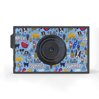 Appareil photo numérique élégant ultra-fin 4K avec finitions brillantes et mates en ABS, couleurs personnalisées, fabrication OEM directe d'usine, 48MP, zoom 16x