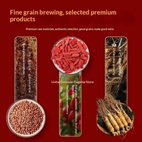 Coffret Cadeau Spiritueux Distillé Infusé au Ginseng et aux Baies de Goji de la Montagne de Changbai, 150ml x 12 Bouteilles, Durée de Conservation 36 Mois, Teneur en Alcool 42% et 52%