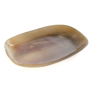 Plateau en corne fait main de haute qualité en gros, forme rectangulaire, surface polie, design tendance, plateau de service alimentaire à vendre, exportateurs - Product Image 1