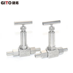 Válvula de Aguja Soldada de Acero Inoxidable 316L con Conector de Cabeza Esférica, Válvula de Control Criogénica para Gas, Aceite y Agua - Product Image 1