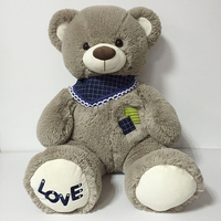 Animaux en peluche drôles jouets beaux ours en peluche jouets en peluche avec écharpe triangle pour cadeaux peluche ours en peluche