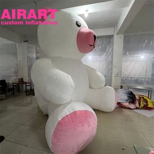 Pencere dekorasyonu şişme peluş Santa ayı, satılık dev şişme peluş ayı - Product Image 5